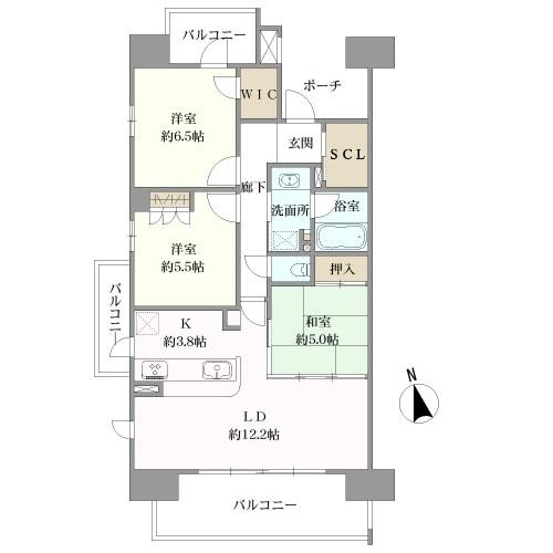 ファミリアーレ大府の間取図