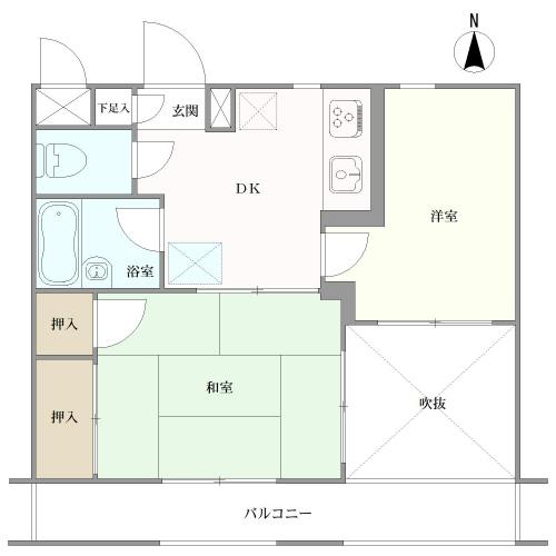 ヴァンハウス綱島の間取図