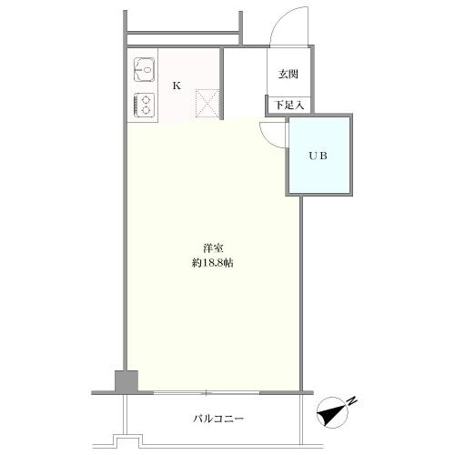 パシフィックパレス新代々木の間取図