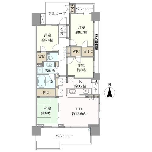 東京テラスの間取図