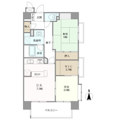 ナビウス高円寺南の間取図