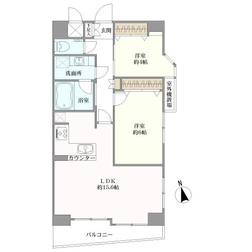 アエリア三軒茶屋の間取図