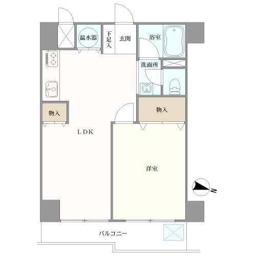 ライオンズマンション太子堂の間取図