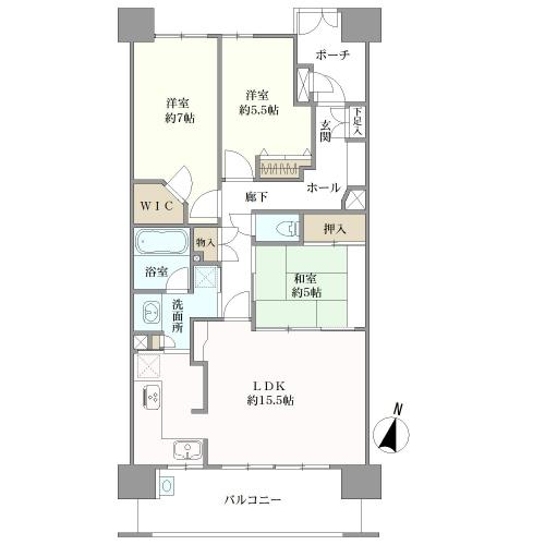クレアシティ西神中央の間取図