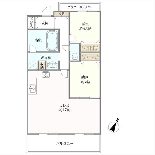本山南パーク・マンションの間取図