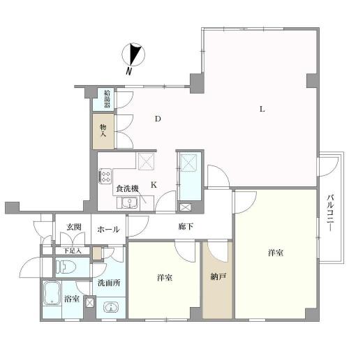 青山ホームズの間取図