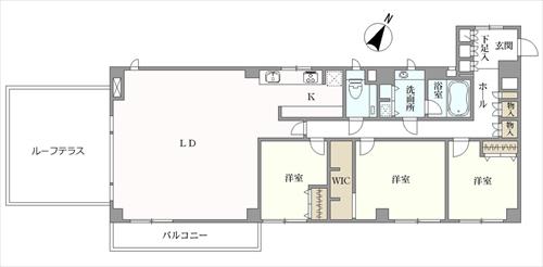 ロムルスコート幡ヶ谷の間取図