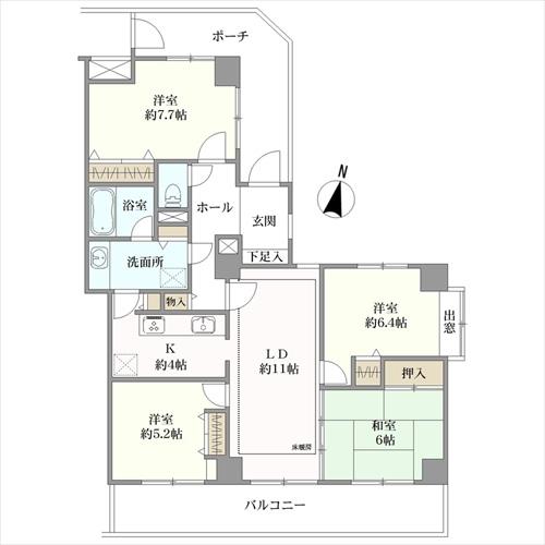 コスモ船橋の間取図