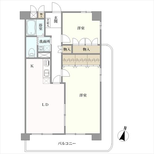 桜塚パークマンションの間取図
