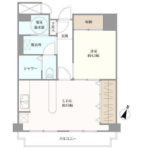 レツク北梅田の間取図