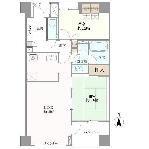 ディアクオーレ文京目白台の間取図