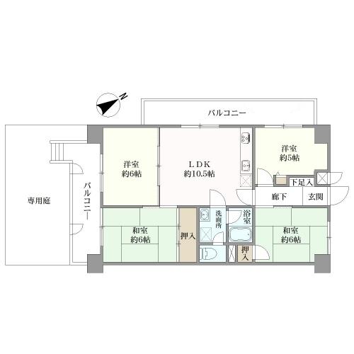 朝日プラザ梅田の間取図