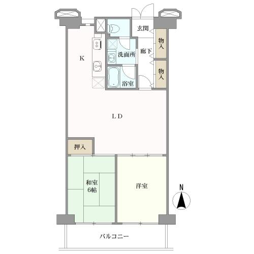 南千住スカイハイツの間取図
