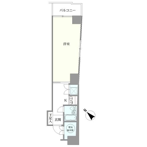 キャッスルマンション根津の間取図