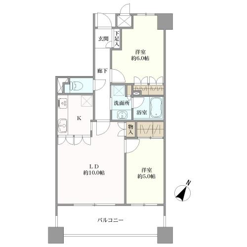 東急ドエル・アルス等々力ネクステージの間取図