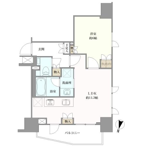 パークハウス本郷三丁目アーバンスの間取図
