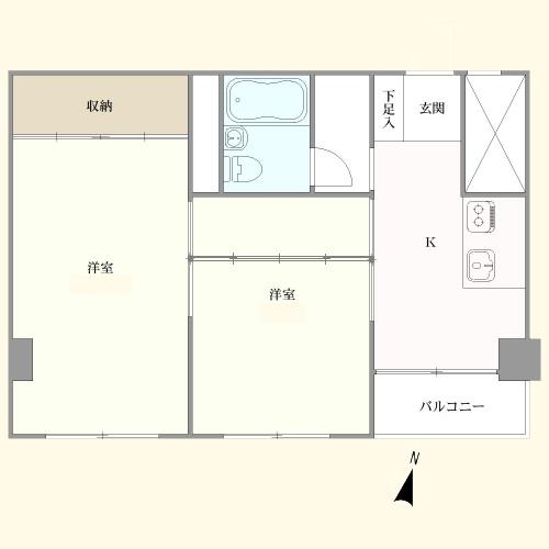 小松ビルの間取図