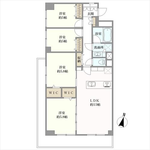 グリーンコーポ川口の間取図
