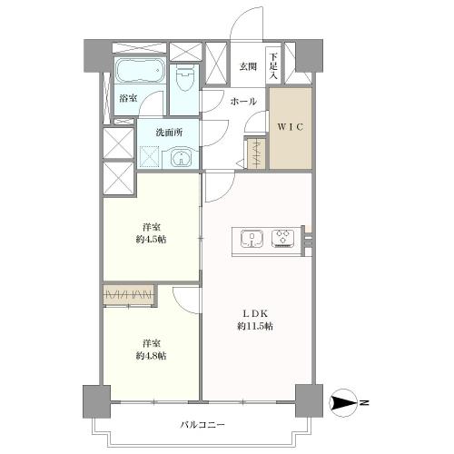 ウインザーハイム西川口の間取図