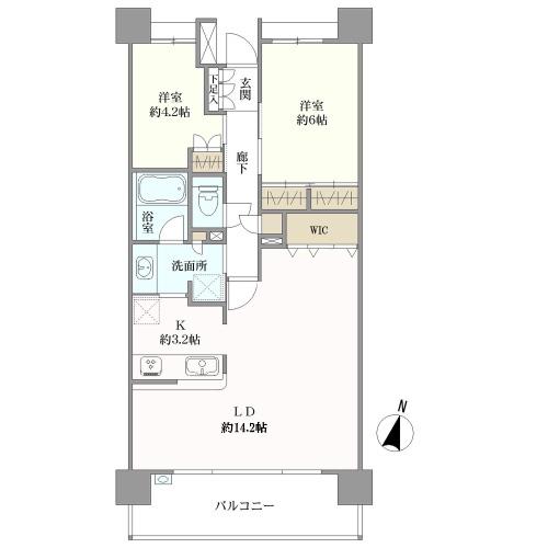 パークホームズ川口幸町センターステージの間取図