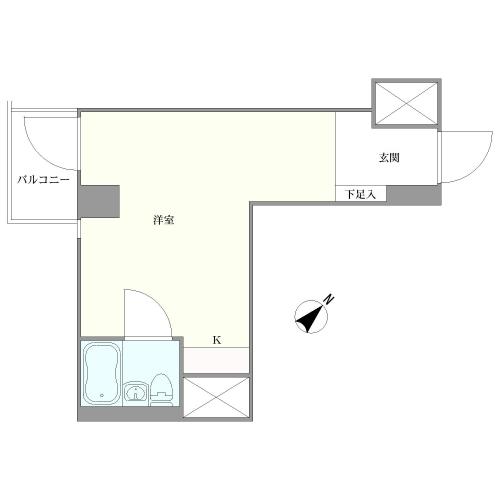 銀座ダイヤハイツの間取図