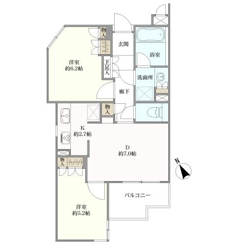 マイネシユロツス山王の間取図