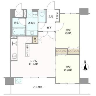 プレファシオ天王寺東の間取図