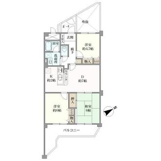 マンションラークの間取図
