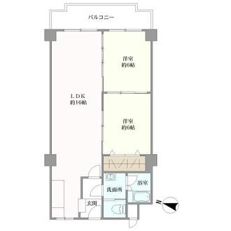 メガロコープ平野第弐号棟の間取図