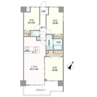 藤和シティコープ平尾駅前の間取図