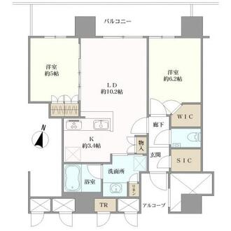 照葉ザ・タワーの間取図