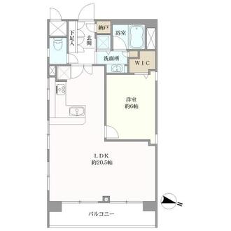 朝日プラザ天神の間取図