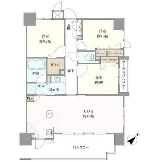 ファーネスト千早駅南ルクシアの間取図