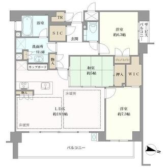 パークコート赤坂ヒルトップレジデンスの間取図