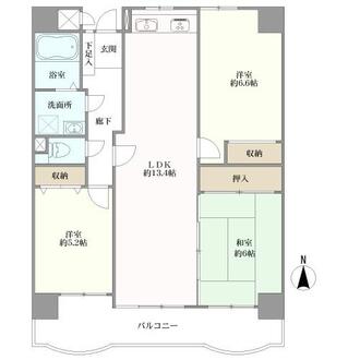 グローリアス刈谷の間取図