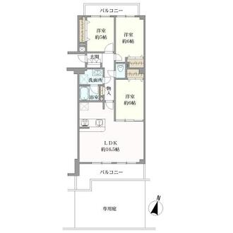 真栄マンション植田の間取図