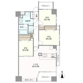 栄シティハウスの間取図
