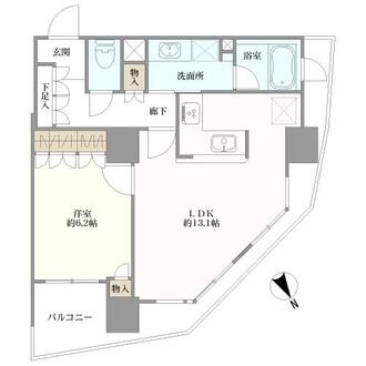ドレッセ目黒インプレスタワーの間取図