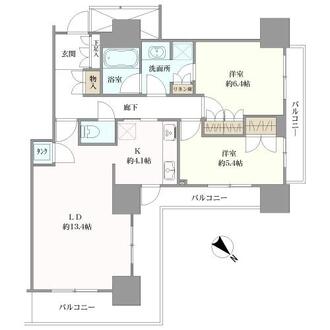 キャナルファーストタワーの間取図