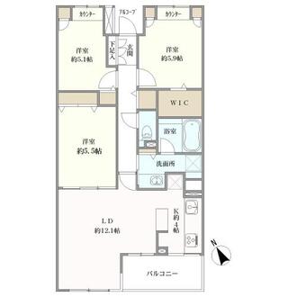 野沢パークハウスの間取図