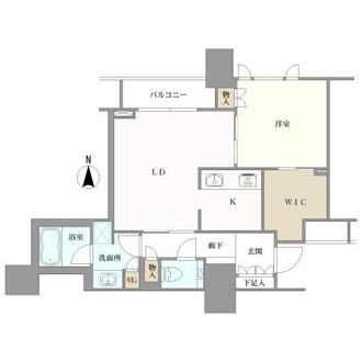 ザ・レジデンス三田の間取図