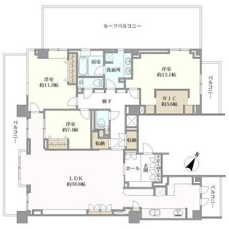 藤和目黒ホームズの間取図