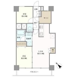 青葉台フラワーマンションの間取図