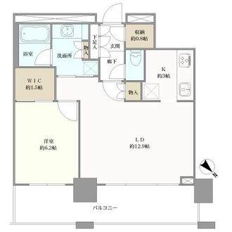 ザ・クレストタワーの間取図
