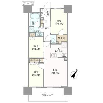 ＳＨＩＮＴＯ　ＣＩＴＹ（シントシティ）Ｅ棟の間取図