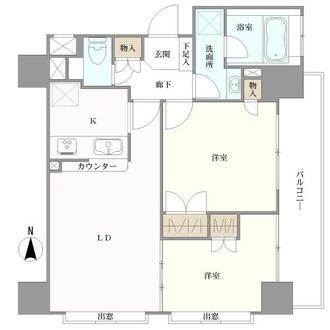 ロータリーパレス春日安藤坂の間取図