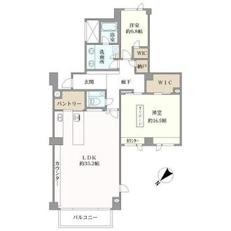 クレストコート砂土原の間取図