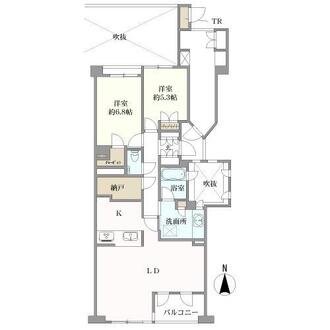 ヒルズ馬事公苑パークフロントの間取図