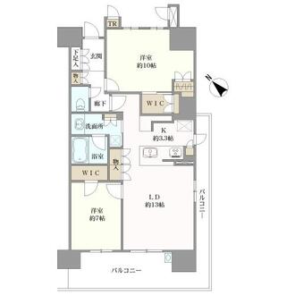 セントハート藤が丘の間取図