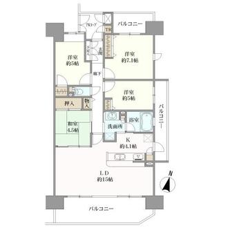 ロイヤルクレスト大森金城学院前の間取図